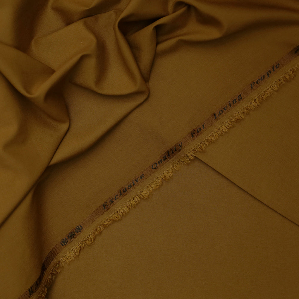 Premium Bronze Wash n Wear Loose Fabric